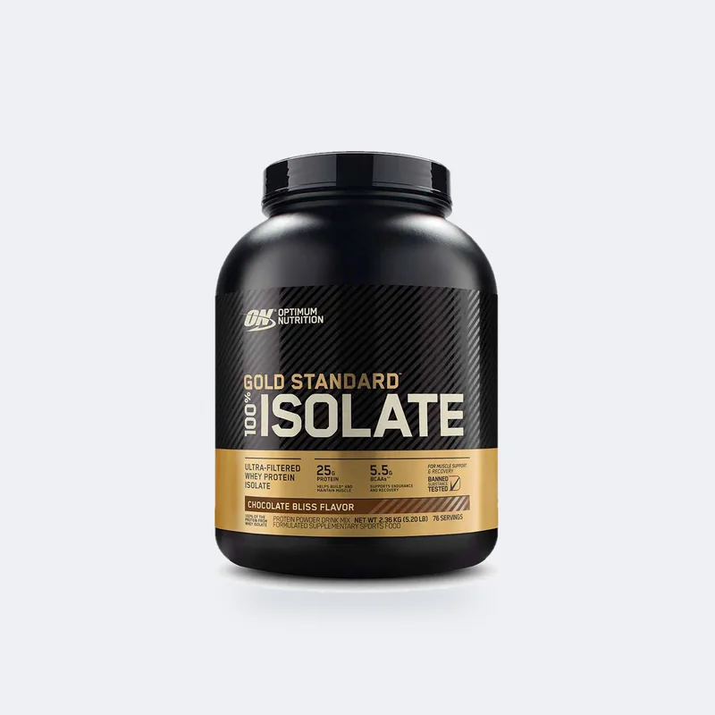 Optimum Nutrition Gold Standard Isolate tub, 5.2 lb