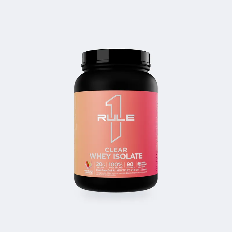 กระปุก Rule1 Clear Whey Isolate ขนาด 1.5 lb