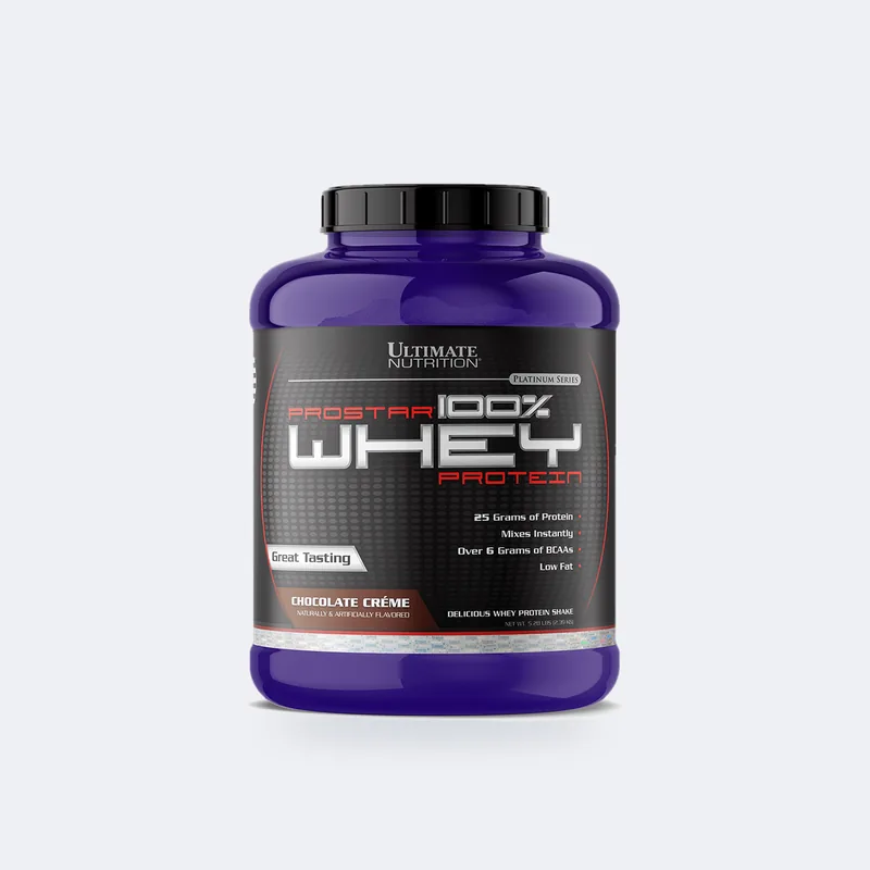 Ultimate Nutrition Prostar 100% Whey tub, 5.28 lb